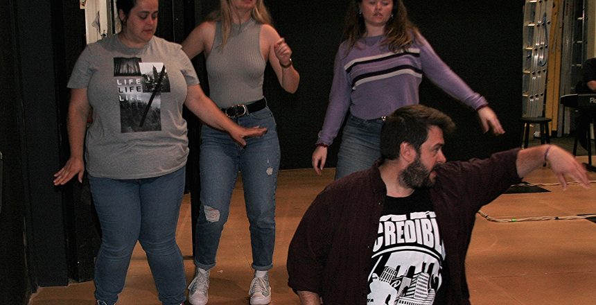 Cast members in rehearsal (1)