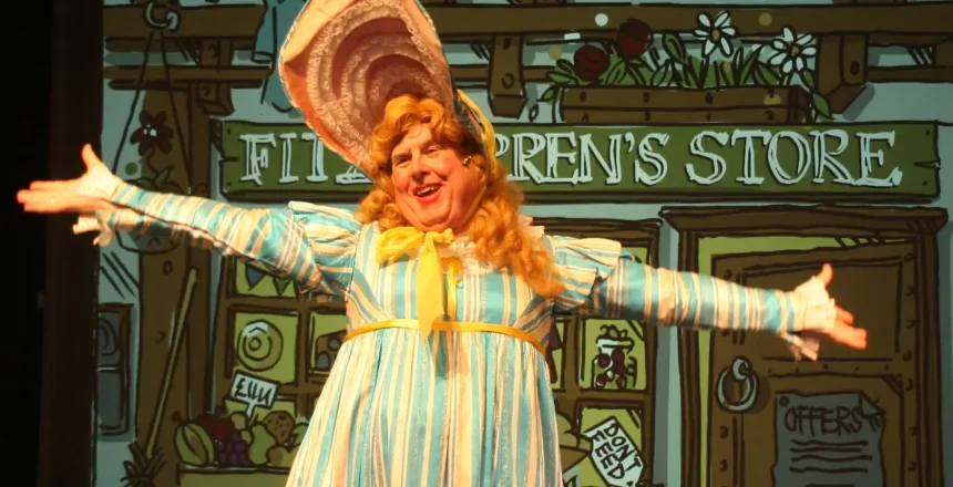Tony Long as Dame DickWhittington Thame Players 2019
