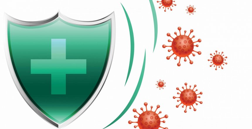 healthcare medical shield protecting virus to enter
